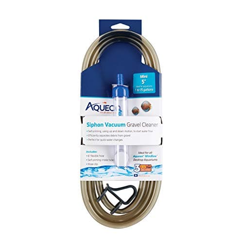 Aqueon Siphon Vacuum Gravel Cleaner, Mini 5"
